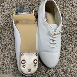 Dance Class slogging shoes with Stevens Stompers
